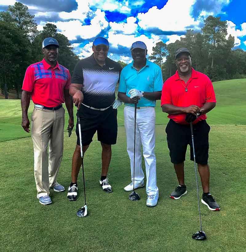 4 Golfers at RFGF golf event