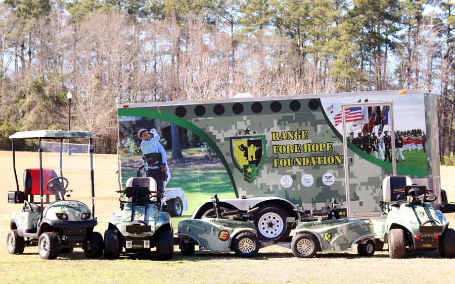 Range Fore Hope Foundation Trailers and Golf Carts